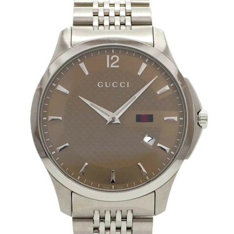 Gucci G-Timeless 126.3 棕色錶盤男士腕錶