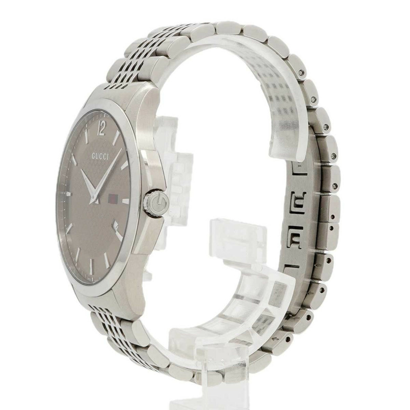 Gucci G-Timeless 126.3 棕色錶盤男士腕錶-1