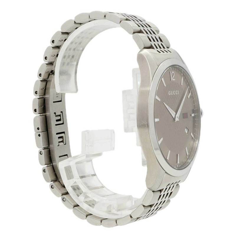 Gucci G-Timeless 126.3 棕色錶盤男士腕錶-2
