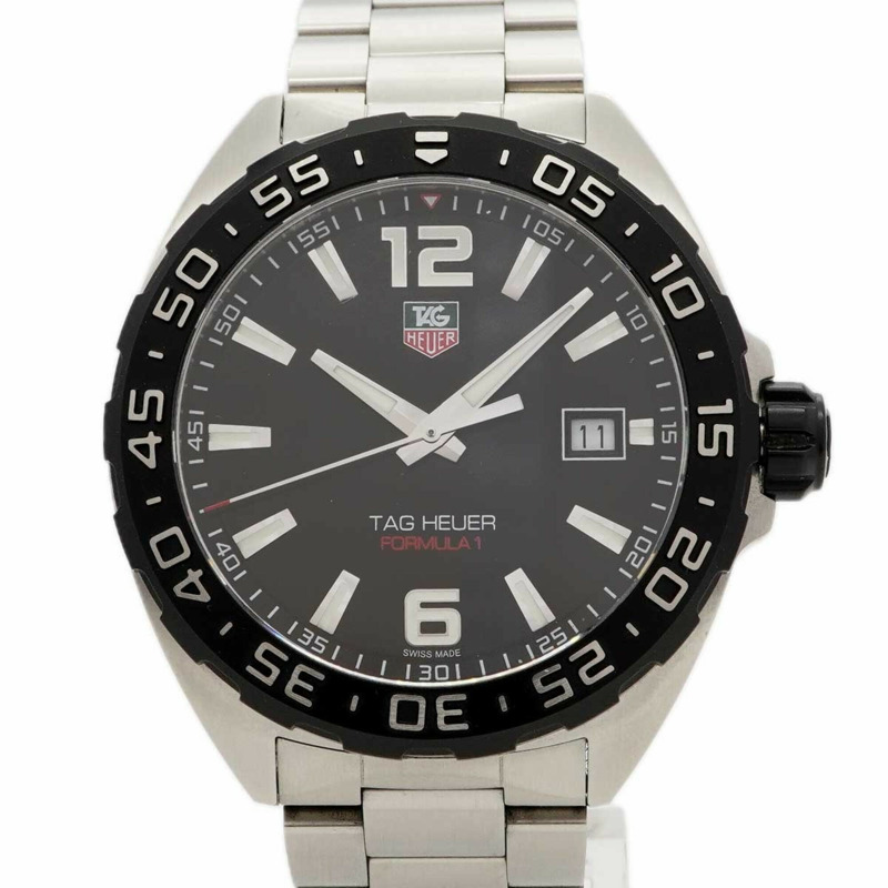 TAG Heuer Formula 1 WAZ1110 黑色錶盤男士腕錶-0