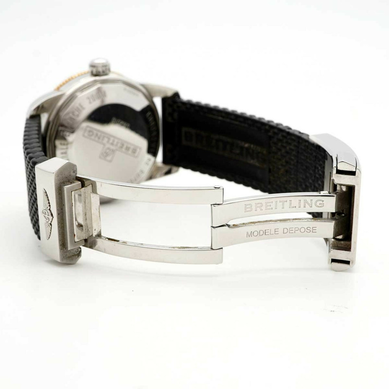 百年靈超級海洋UB2010黑色錶盤男士腕錶-3