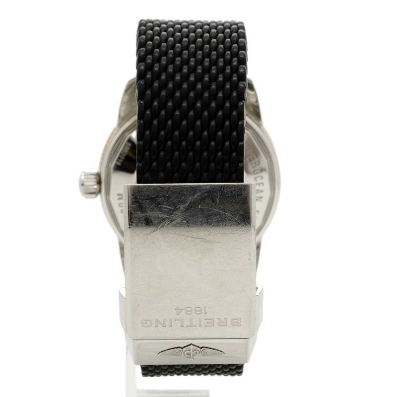 百年靈超級海洋UB2010黑色錶盤男士腕錶-6