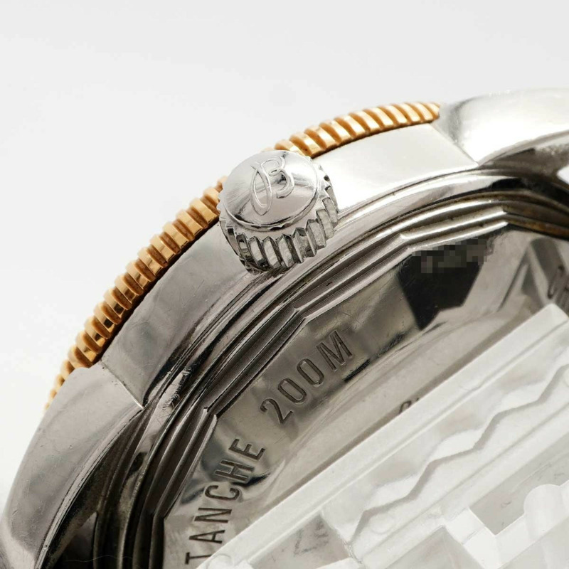 百年靈超級海洋UB2010黑色錶盤男士腕錶-7