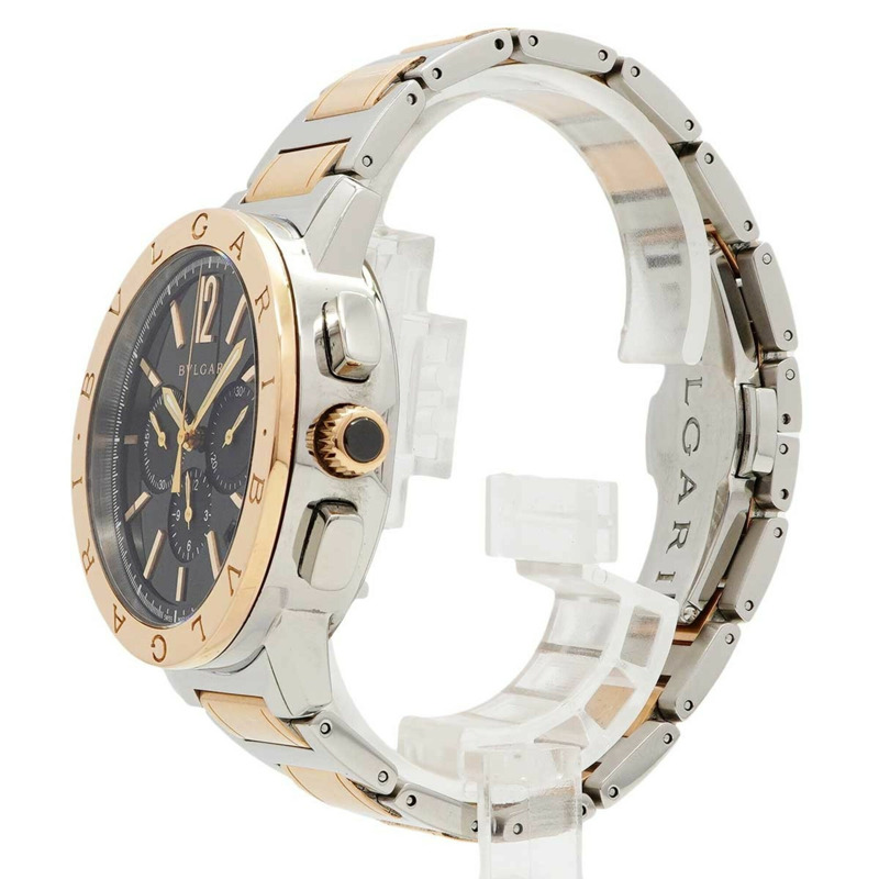 寶格麗 BB41SPGCH 黑色錶盤男士腕錶-1