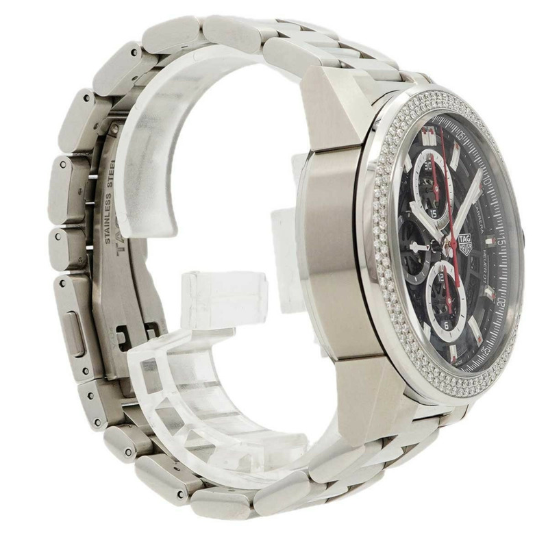 TAG Heuer 豪雅卡萊拉系列 CAR201P 男士鏤空錶盤腕錶-2