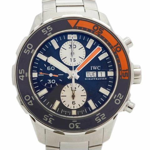 IWC 沙夫豪森海洋時計 IW376703 海軍錶盤男士手錶