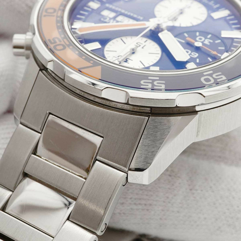 IWC 沙夫豪森海洋時計 IW376703 海軍錶盤男士手錶-6