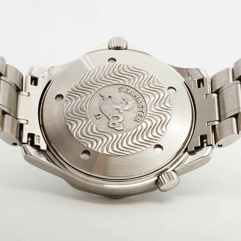 歐米茄海馬系列 2255.80 海軍藍錶盤男士腕錶-4