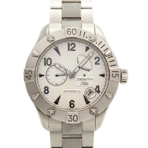 真力時期 Defy Classic Power Reserve 03.0516.685 01.M516 銀色錶盤男士腕錶