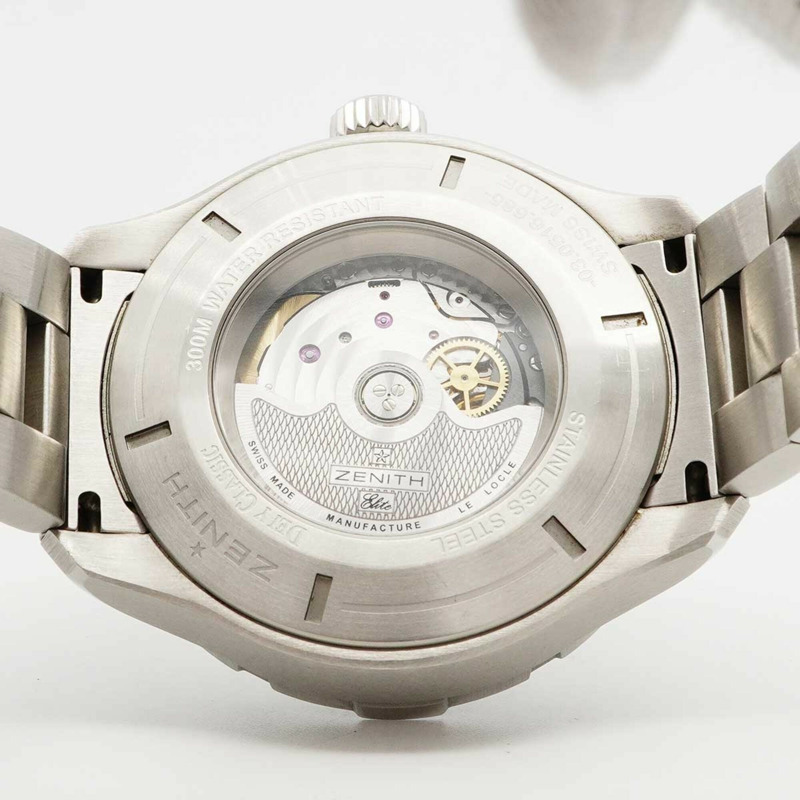 真力時期 Defy Classic Power Reserve 03.0516.685 01.M516 銀色錶盤男士腕錶-4