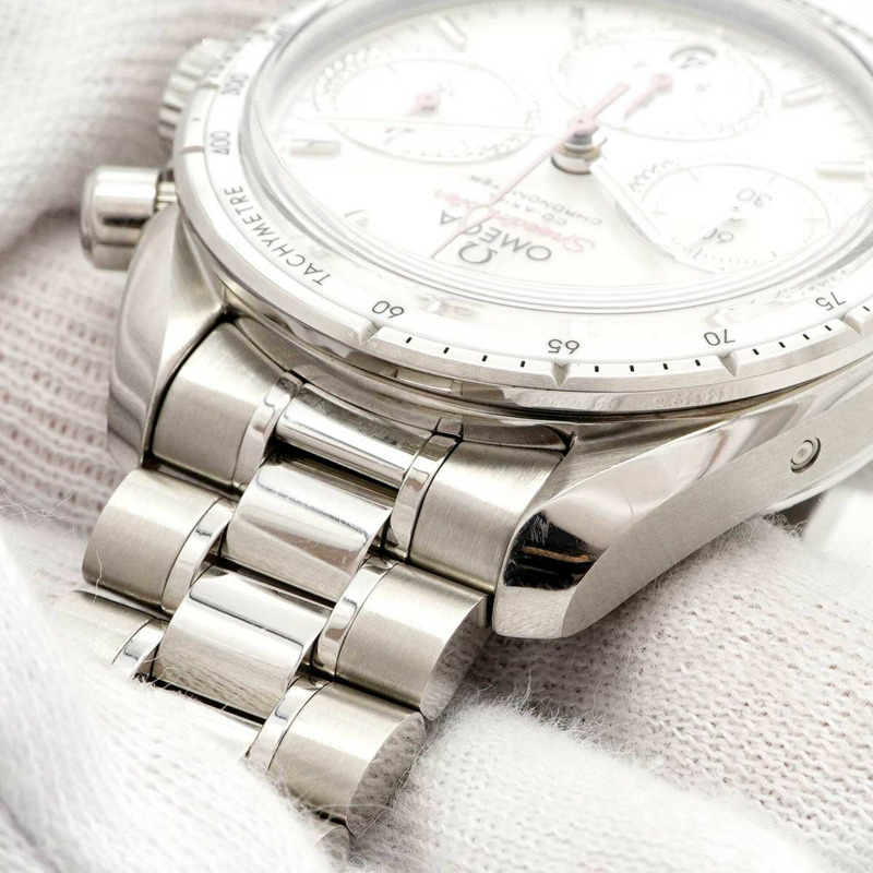 歐米茄超霸系列 324.30.38.50.55.001 白色錶盤男士腕錶-6