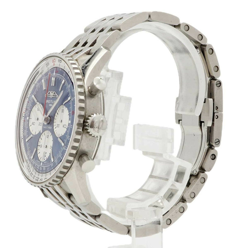 百年靈Navitimer日本版AB0139藍色錶盤男士腕錶-1