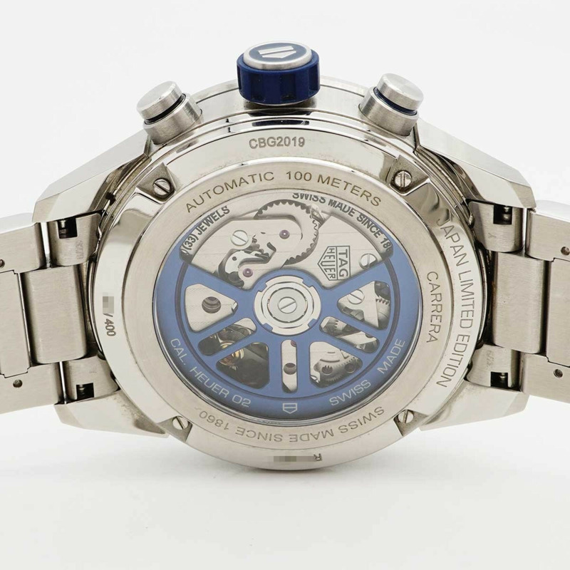 TAG Heuer Carrera CBG2019 男士鏤空錶盤腕錶-4