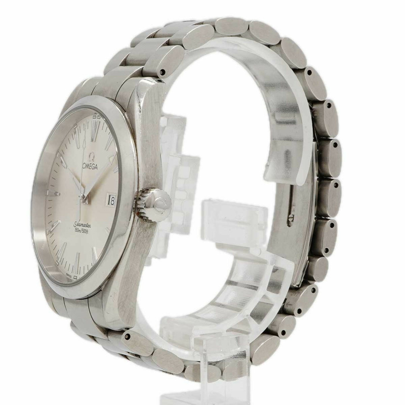 歐米茄海馬系列 2517.30 銀色錶盤男士腕錶-1