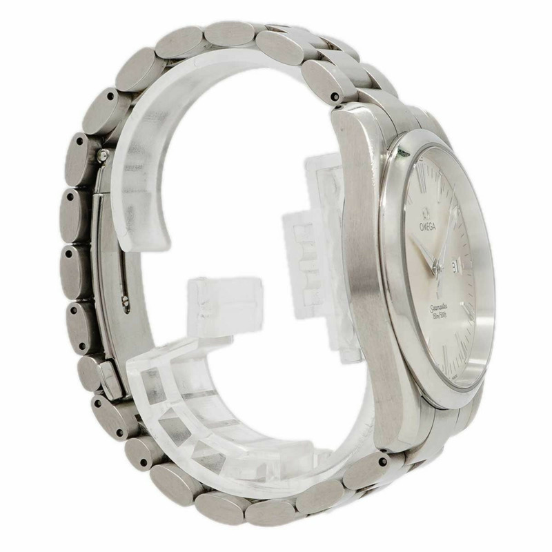 歐米茄海馬系列 2517.30 銀色錶盤男士腕錶-2