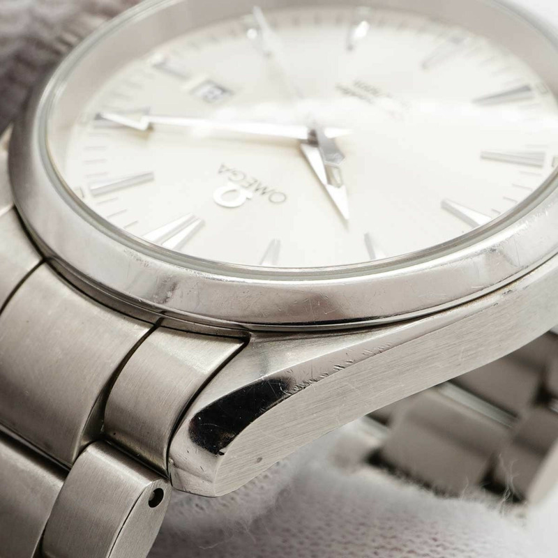 歐米茄海馬系列 2517.30 銀色錶盤男士腕錶-6