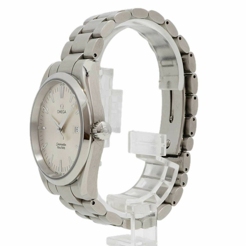 歐米茄海馬系列 2517.30 銀色錶盤男士腕錶-1