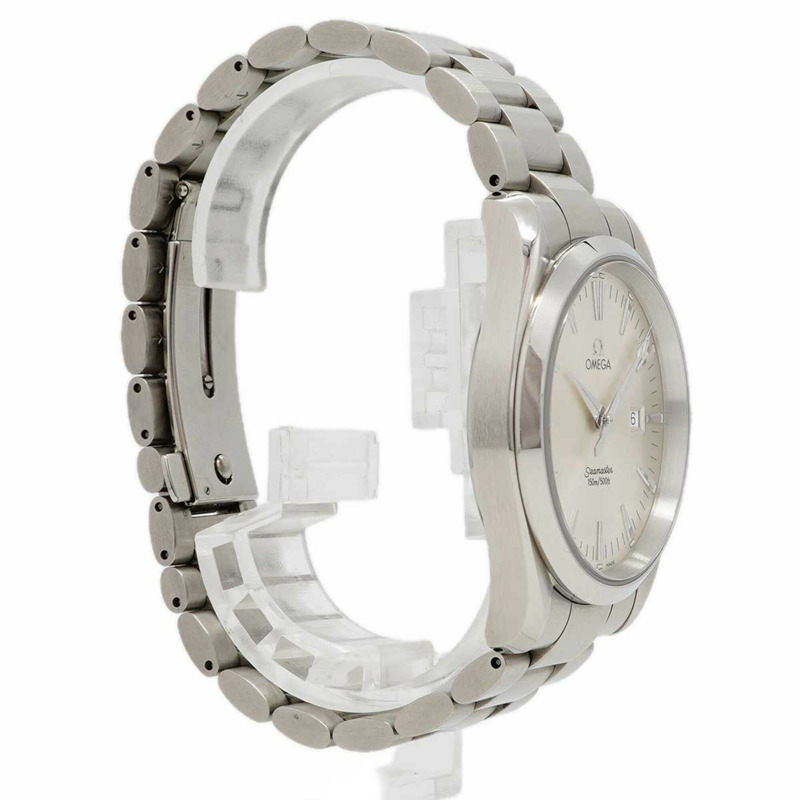 歐米茄海馬系列 2517.30 銀色錶盤男士腕錶-2