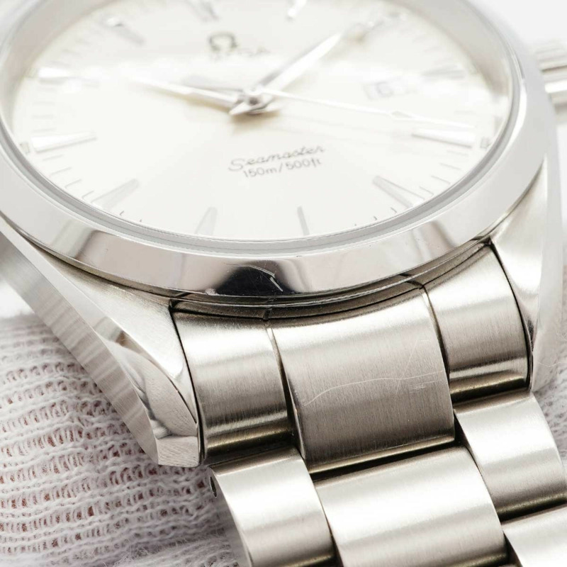 歐米茄海馬系列 2517.30 銀色錶盤男士腕錶-6