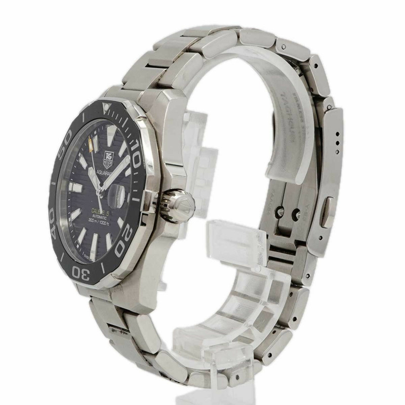 TAG Heuer Aquaracer WAY211A 黑色錶盤男士手錶-1