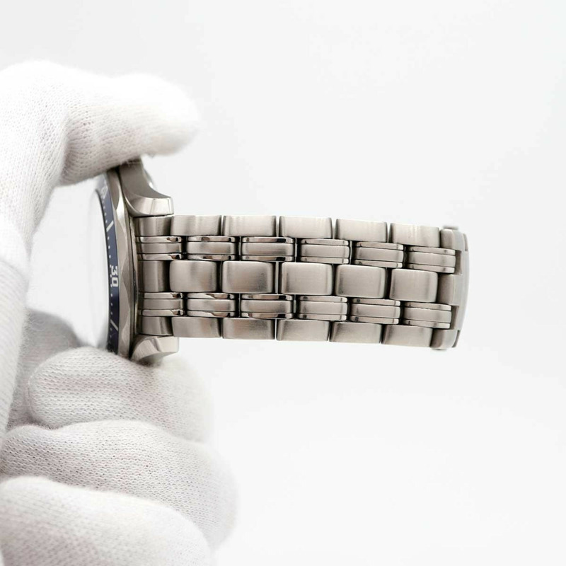 歐米茄海馬系列 2531.80 海軍藍錶盤男士腕錶-5