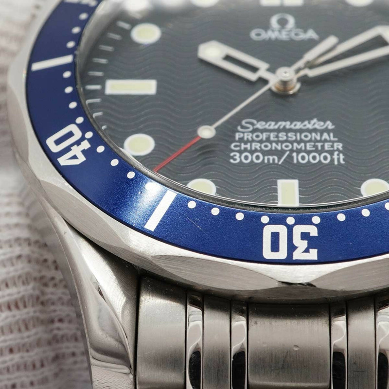 歐米茄海馬系列 2531.80 海軍藍錶盤男士腕錶-6