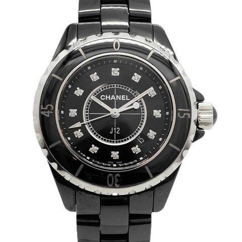 香奈兒 J12 H1625 黑色錶盤小姐腕錶