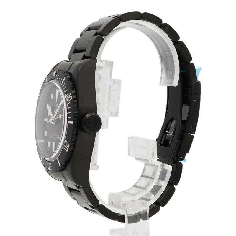 帝舵碧灣系列深色錶盤男士腕錶 79230DK-1