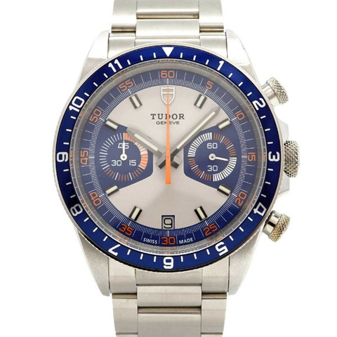 帝舵Heritage Chrono 70330B白色錶盤男士腕錶