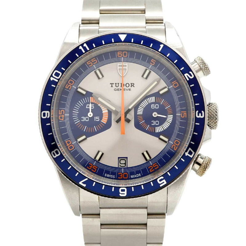 帝舵Heritage Chrono 70330B白色錶盤男士腕錶-0