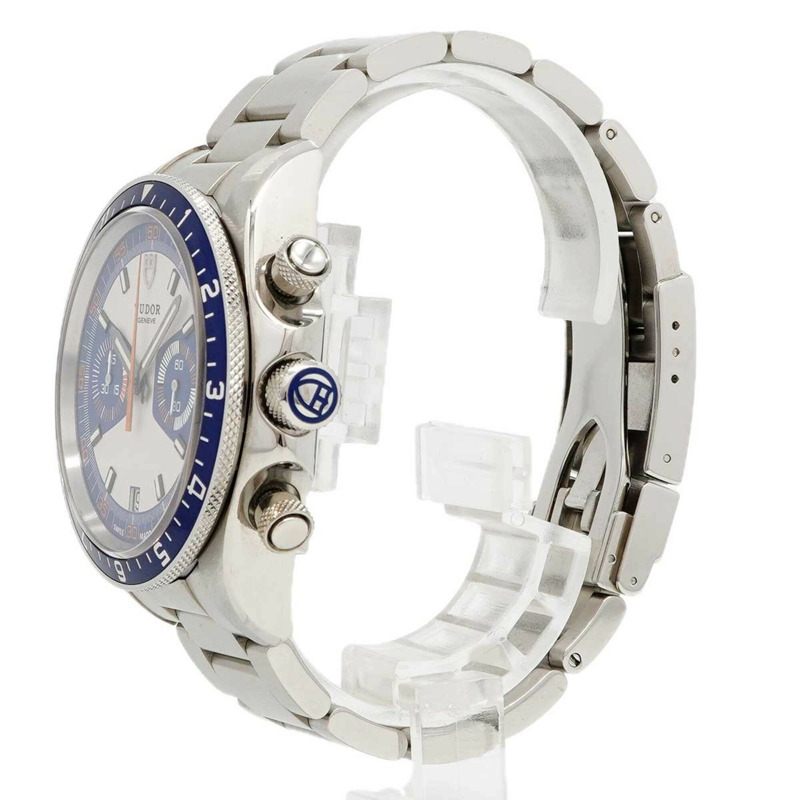 帝舵Heritage Chrono 70330B白色錶盤男士腕錶-1