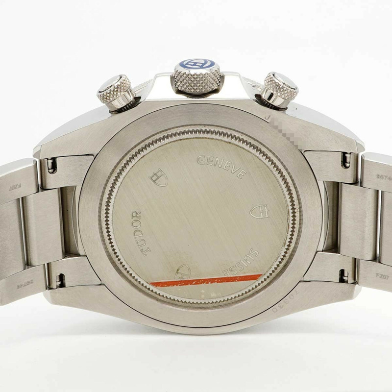 帝舵Heritage Chrono 70330B白色錶盤男士腕錶-4