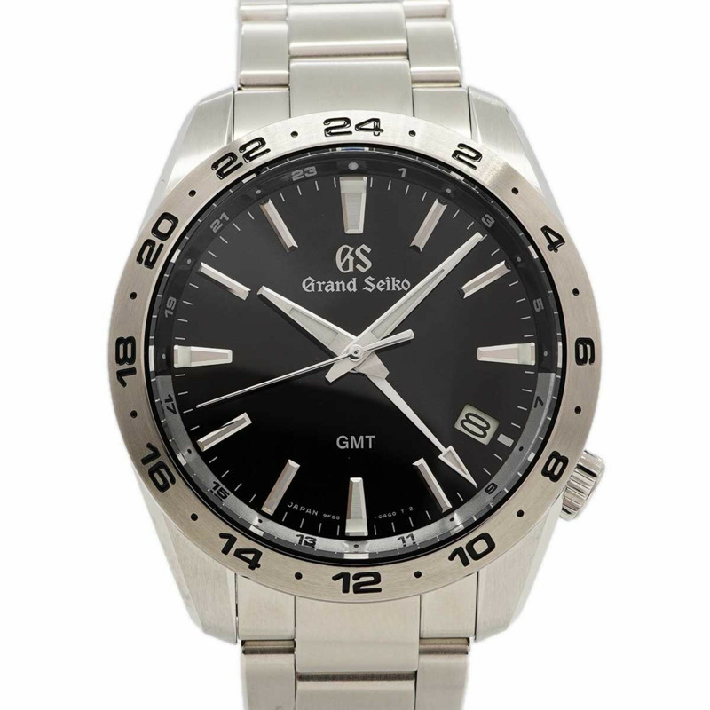 精工 Grand SBGN027 9F86-0AK0 黑色錶盤男士腕錶-0