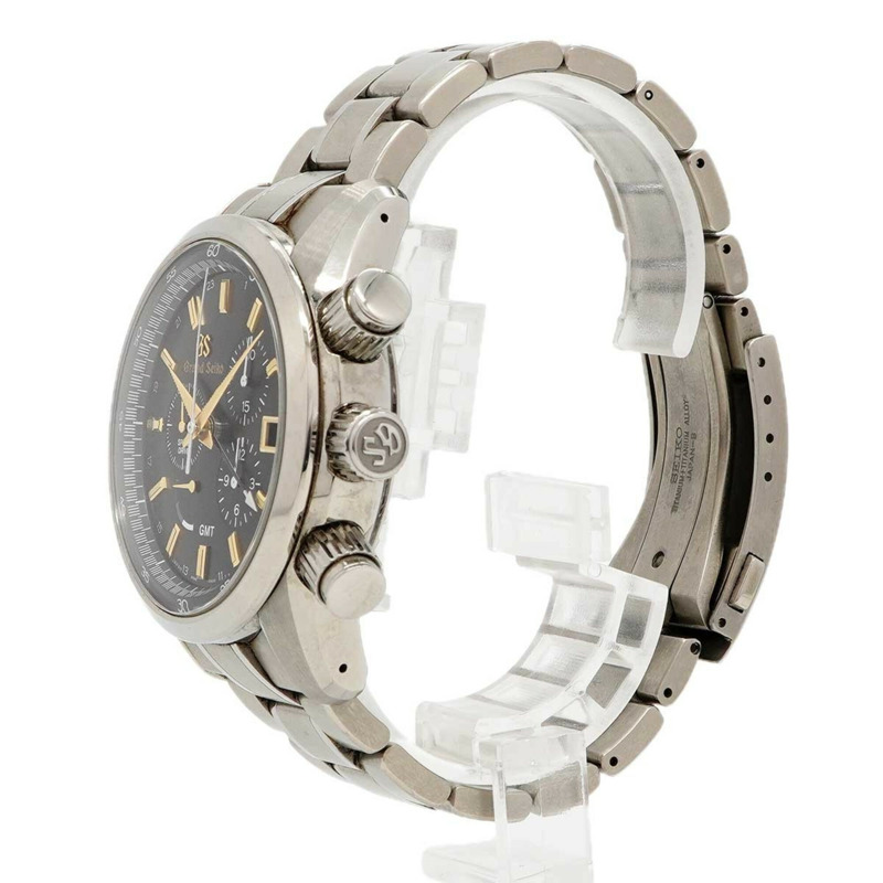 精工 Grand SBGC205 9R86-0AC0 黑色錶盤男士腕錶-1