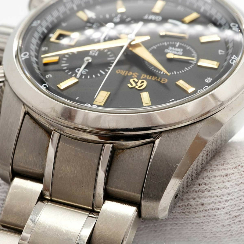 精工 Grand SBGC205 9R86-0AC0 黑色錶盤男士腕錶-6