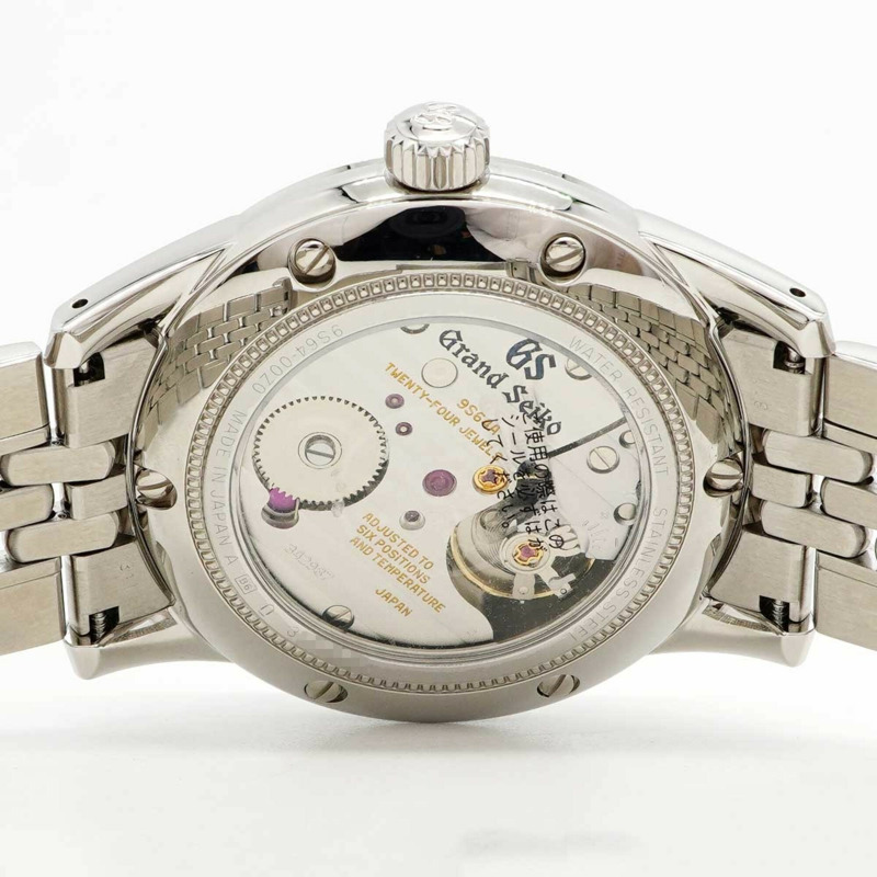 精工 Grand SBGW305 9S64-00Z0 銀色錶盤男士腕錶-4