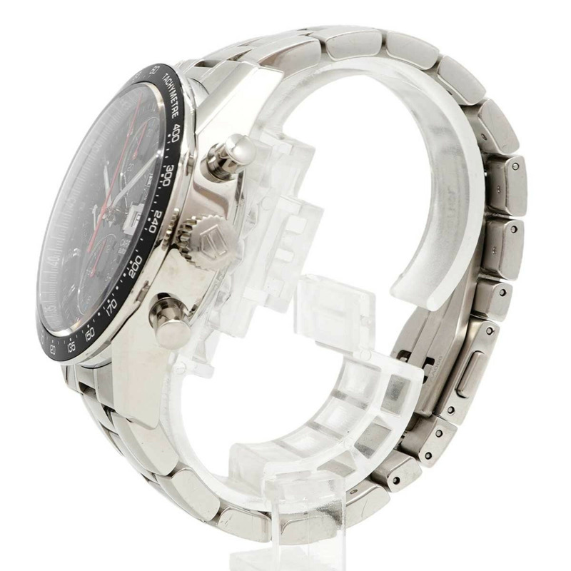 TAG Heuer 豪雅卡萊拉 CV201AH 黑色錶盤男士腕錶-1