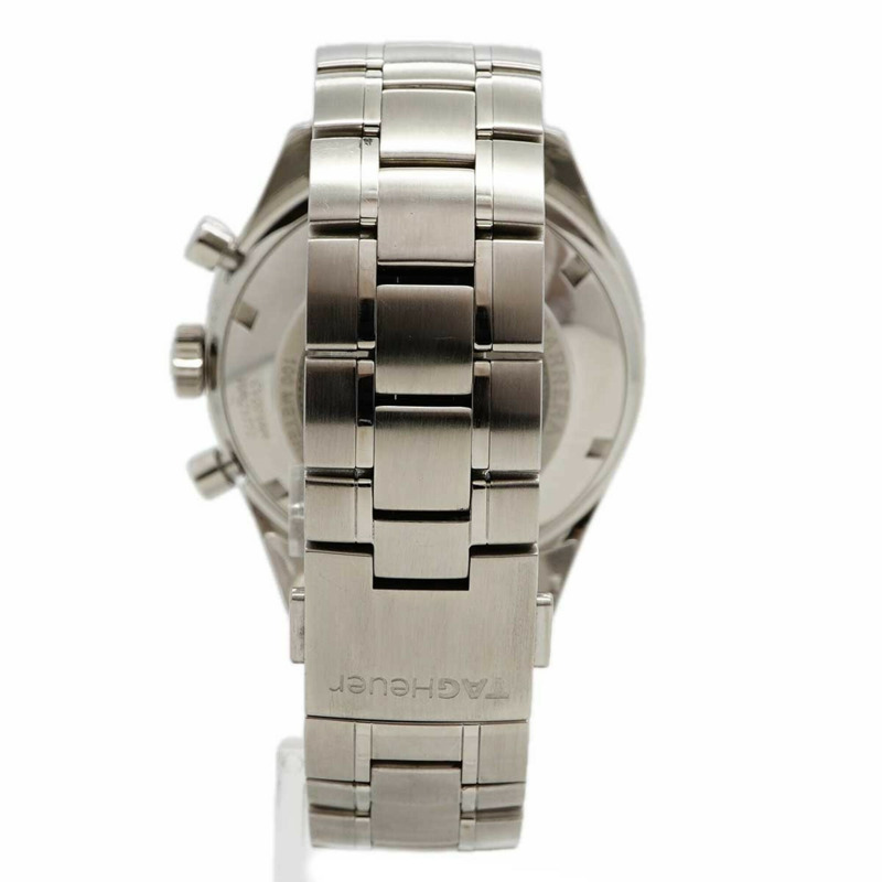 TAG Heuer 豪雅卡萊拉 CV201AH 黑色錶盤男士腕錶-7