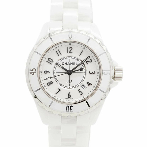 香奈兒 J12 H0968 白色錶盤小姐腕錶