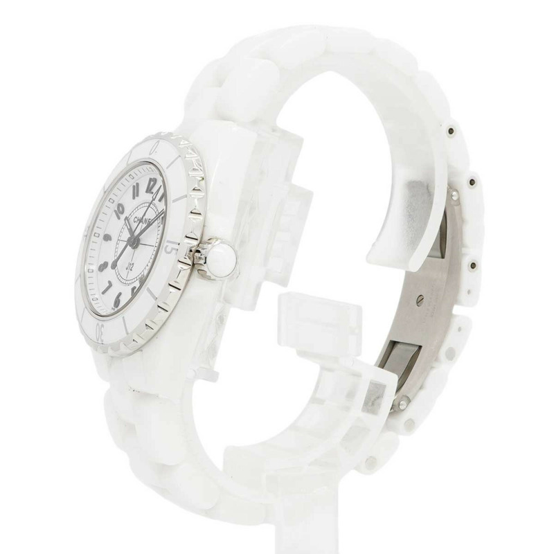 香奈兒 J12 H0968 白色錶盤小姐腕錶-1