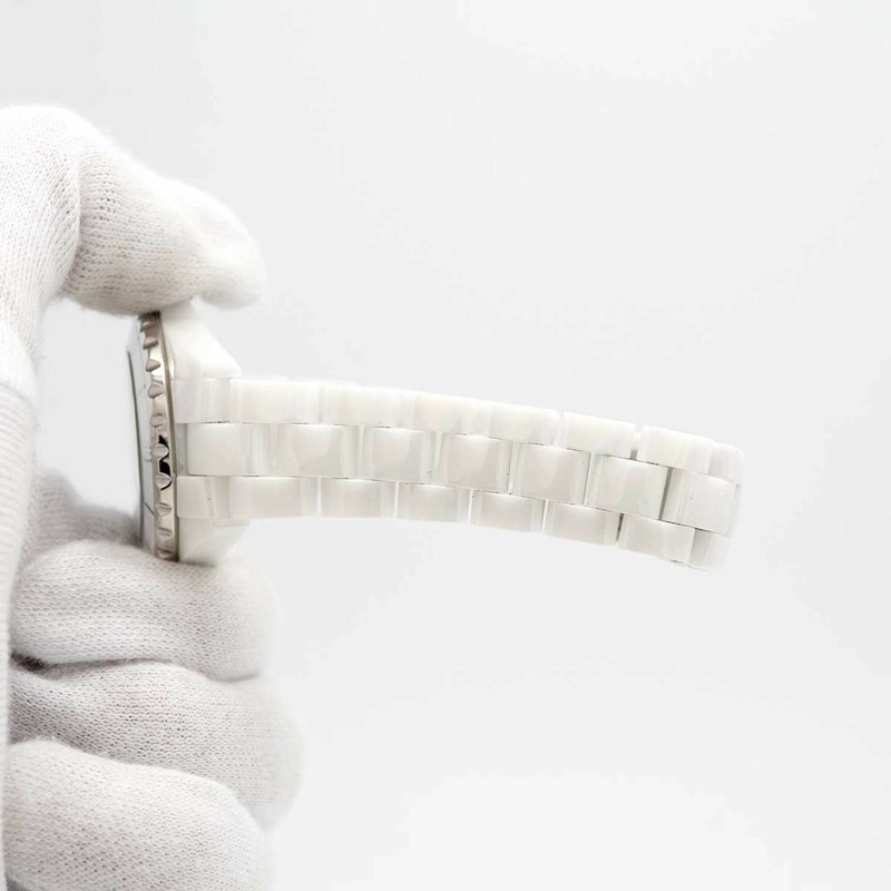 香奈兒 J12 H0968 白色錶盤小姐腕錶-5