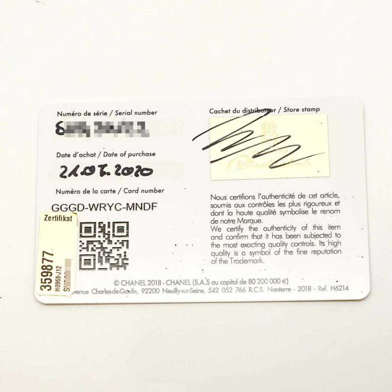 香奈兒 J12 H0968 白色錶盤小姐腕錶-8