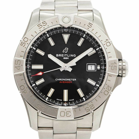 百年靈復仇者自動腕錶 42 A17328 黑色錶盤男士腕錶