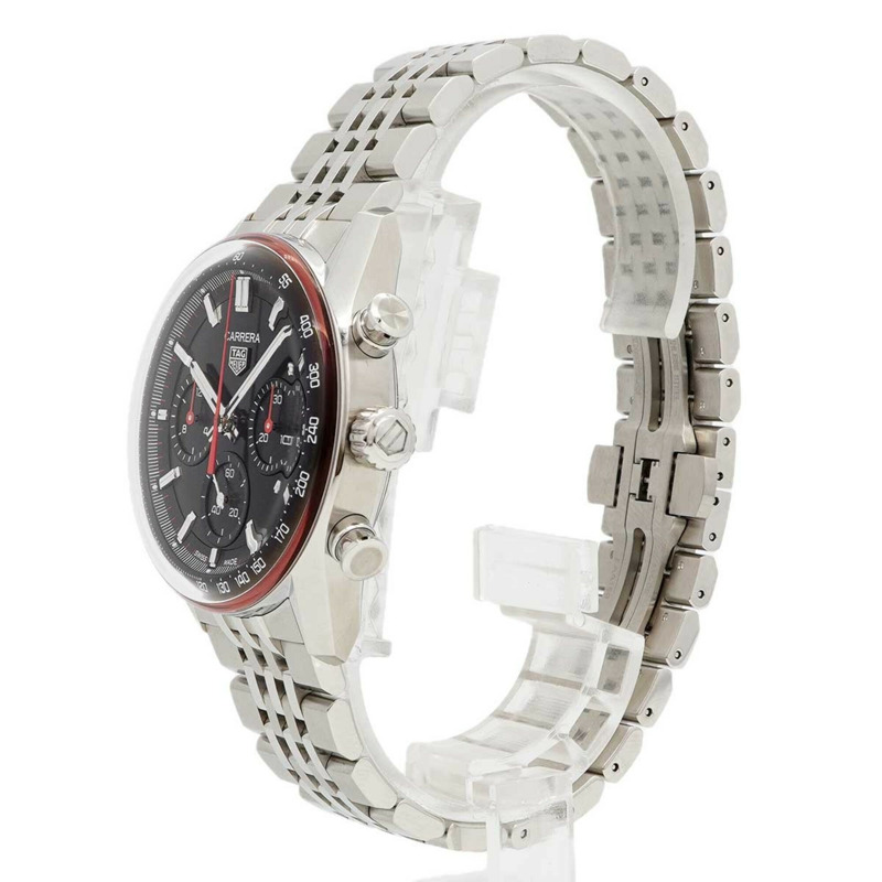 TAG Heuer 豪雅卡萊拉系列 CBS2114 黑色錶盤男士腕錶-1