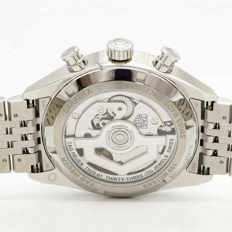 TAG Heuer 豪雅卡萊拉系列 CBS2114 黑色錶盤男士腕錶-4