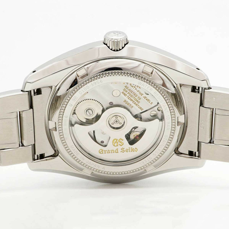 精工 Grand SBGR315 9S65-00T0 銀色錶盤男士腕錶-4