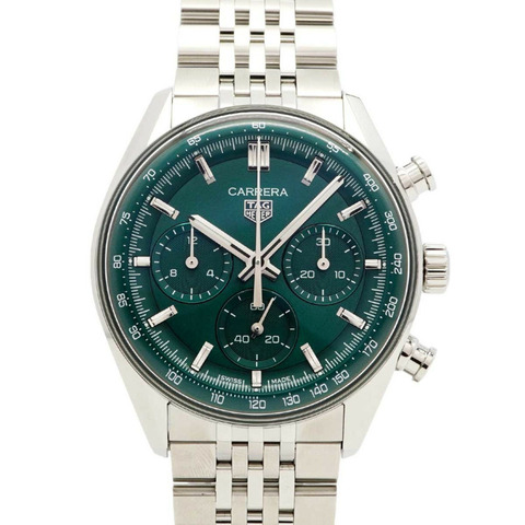 TAG Heuer 豪雅卡萊拉系列 CBS2115 綠色錶盤男士腕錶