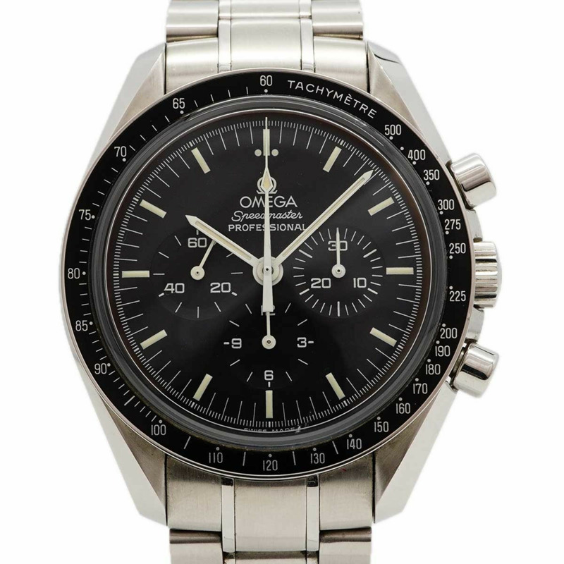 歐米茄超霸系列3573.50黑色錶盤男士腕錶-0