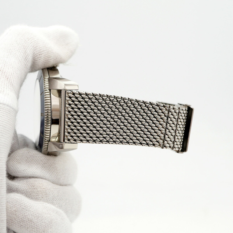 百年靈超級海洋AB2020海軍藍錶盤男士腕錶-5