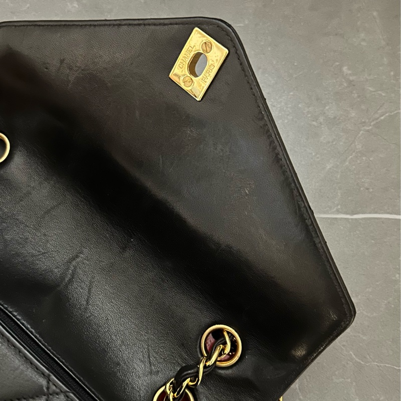 🩵MYMluxurybag🩵 Chanel 25cm 黑金 全皮 肩背袋 斜背袋-40